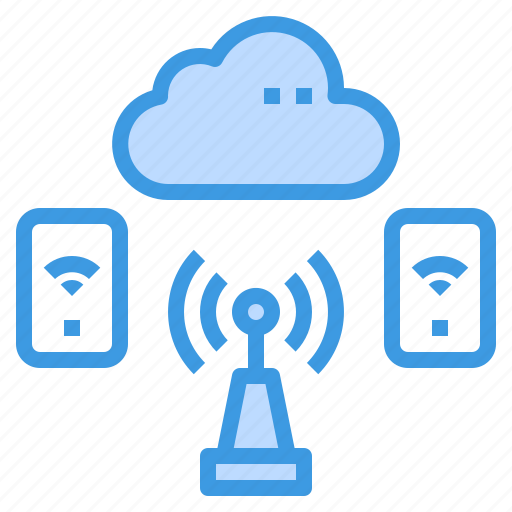 Antenna, cloud, networking, signal, smartphone icon - Download on Iconfinder