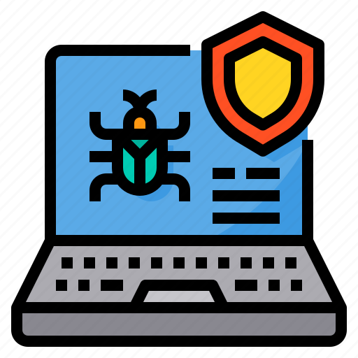 Computer, laptop, malware, security, shield icon - Download on Iconfinder