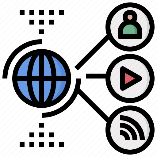 Circles, connector, media, network, networking, share, social icon - Download on Iconfinder