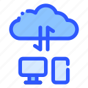 cloud, computing, network, connection, service
