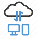 cloud, computing, network, connection, service