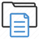 file, folder, data, document, share