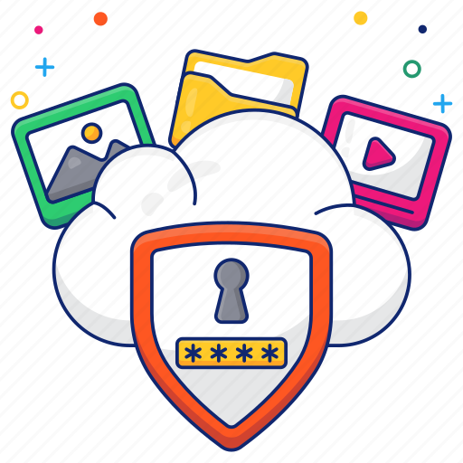 Cloud security, cloud protection, secure cloud, cloud safety, cloud access icon - Download on Iconfinder