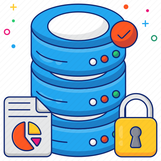 Db security, dataserver, database security, server security icon - Download on Iconfinder