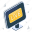 live streaming, live broadcast, live media, online streaming, multimedia 