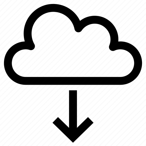 Cloud, database, download, server icon - Download on Iconfinder
