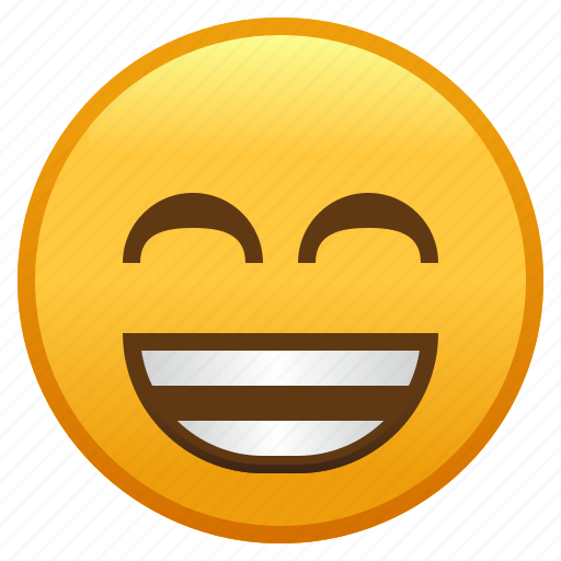 Beaming, emoji, eyes, face, smiley, smiling, with icon - Download on Iconfinder