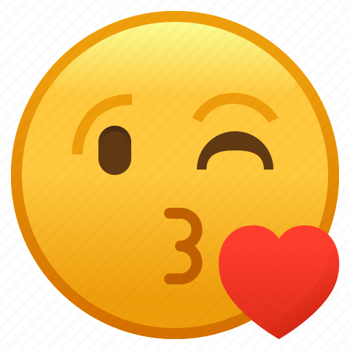 A, blowing, emoji, face, kiss, love, smiley icon - Download on Iconfinder