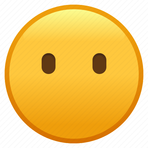 Emoji, emoticon, face, mouth, smiley, without icon - Download on Iconfinder