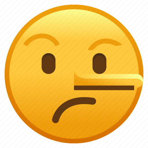 Emoji, face, lie, lying, smiley icon - Download on Iconfinder