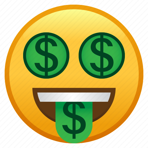 Dollar, emoji, face, money, mouth, smiley icon - Download on Iconfinder