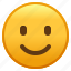 emoji, emoticon, face, slightly, smiley, smiling 