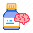 bottle, brain, medicine, neurology, pills