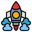 rocket, idea, new, business, launch, innovation