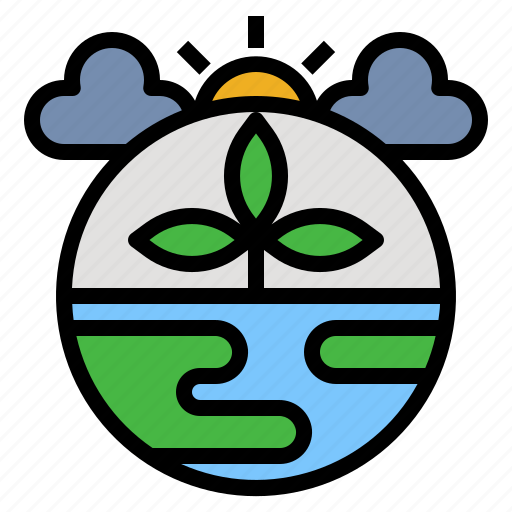 Think, earth, go, green, eco, friendly, factory icon - Download on Iconfinder