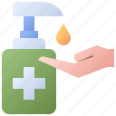 sanitizer, hand, gel, antiseptic, soap, bottle, hygiene, drop, pump