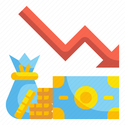 Business, crisis, down, economic, financial, pandemic, recession icon - Download on Iconfinder