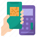 cashless, pay, scan, transaction, e-wallet, qr code, payment