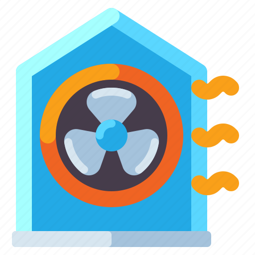 Ventilation, air, house icon - Download on Iconfinder