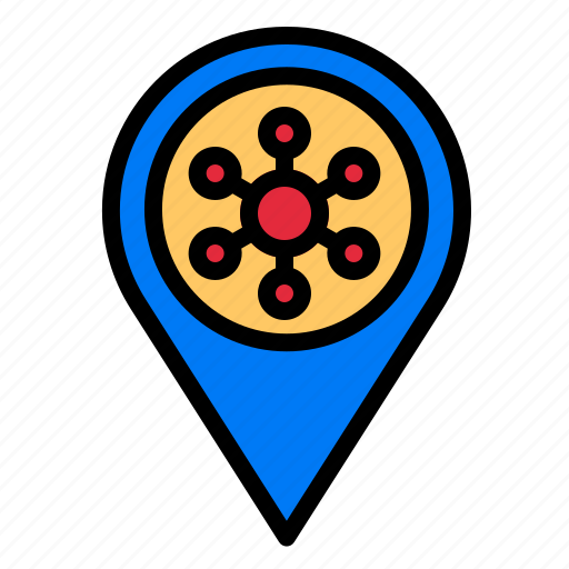 Covid, tracking, track, app, location icon - Download on Iconfinder