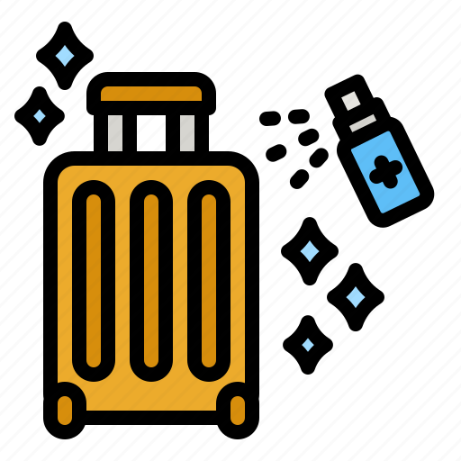 Luggage, bag, backpack, alcohol, clean icon - Download on Iconfinder