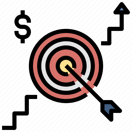 Goal, target, focus, success, business strategy development icon - Download on Iconfinder