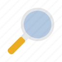 magnifying glass, search, zoom, find, magnifier, research, view