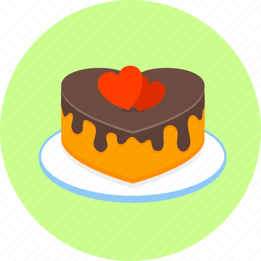 Cake, birthday, celebration, decoration, hearts, love, romantic icon - Download on Iconfinder