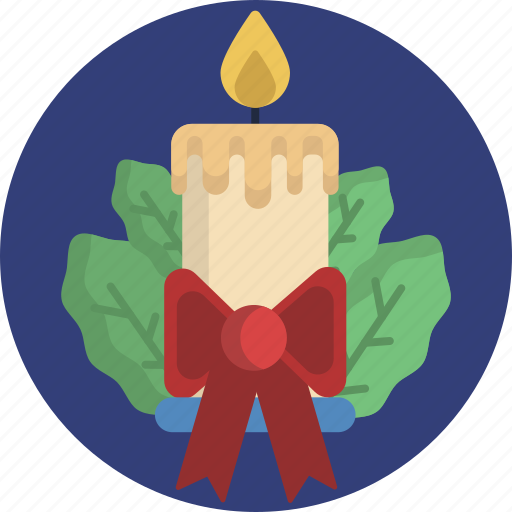 Candle, decoration, flame, light, new, year icon - Download on Iconfinder