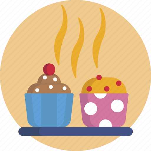 Cake, cupcake, festive, food, new, sweet, year icon - Download on Iconfinder