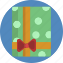 bow, box, gift, new, party, present, year