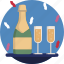 celebration, champagne, drink, event, new, party, year 