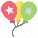 balloon, new, year, celebration, birthday, party
