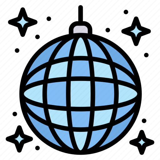 Ball, birthday, disco, party, new, year icon - Download on Iconfinder