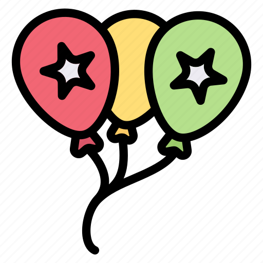 Balloon, new, year, celebration, birthday, party icon - Download on Iconfinder
