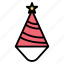 celebration, hat, party, new, year, birthday 