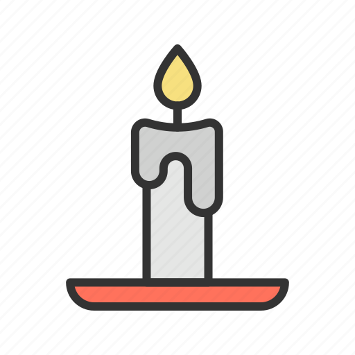 Candle, candlestick, birthday, candle light, fire icon - Download on Iconfinder