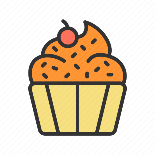 Cupcake, dessert, bakery, cake, sweets icon - Download on Iconfinder