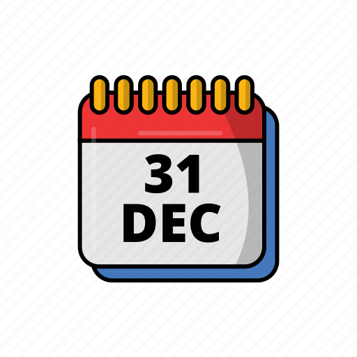 December, 31st, date, calendar, new, year, years icon - Download on Iconfinder