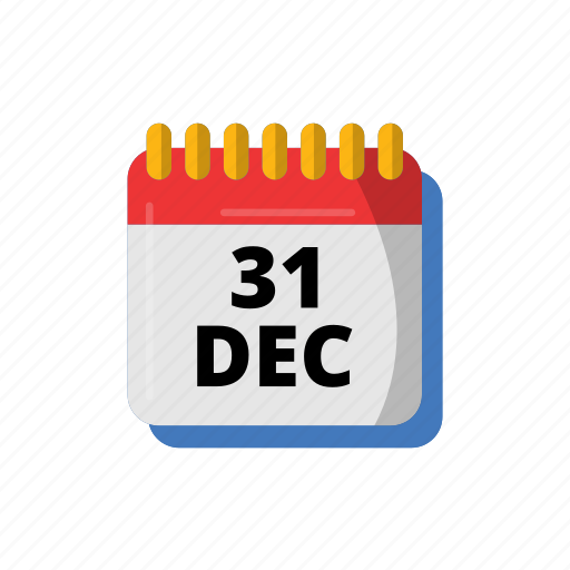 December, 31st, date, calendar, new, year, years icon - Download on Iconfinder