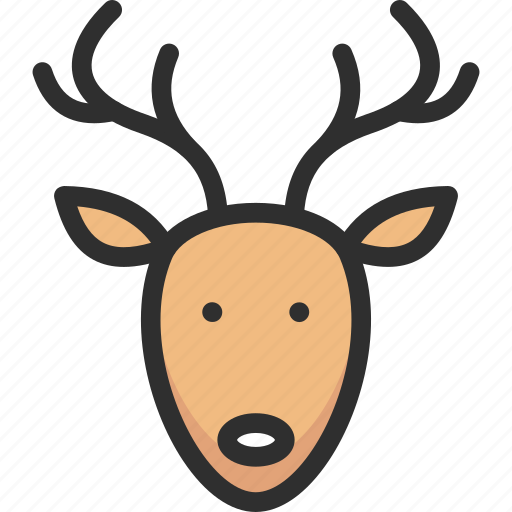 Animal, christmas, deer, fawn, new, xmas, year icon - Download on Iconfinder