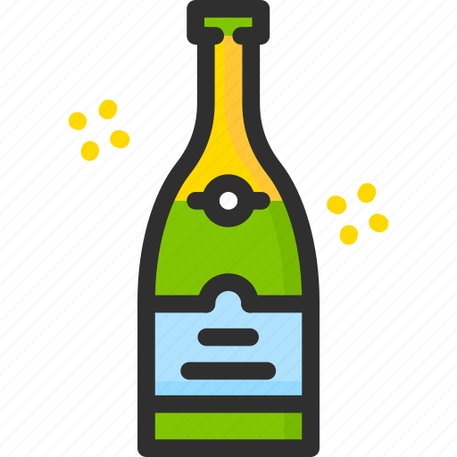 Alcohol, bottle, champagne, christmas, new, xmas, year icon - Download on Iconfinder