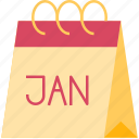 calendar, january, time, month, new year, date