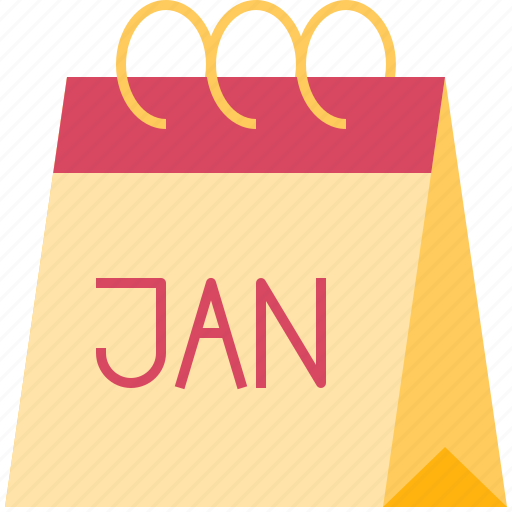 Calendar, january, time, month, new year, date icon - Download on Iconfinder