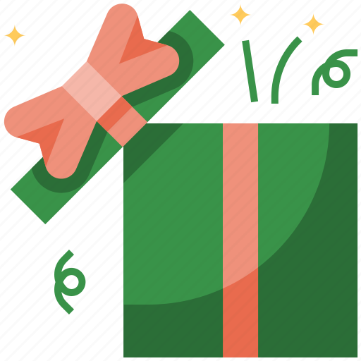 Gift, present, box, celebration, surprise, decoration, christmas icon - Download on Iconfinder