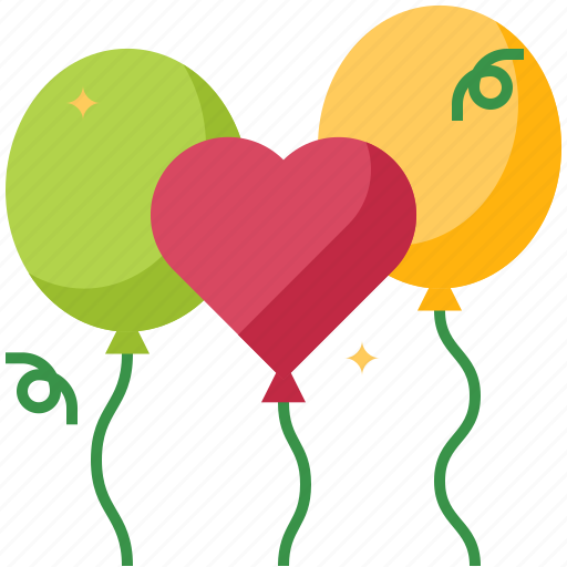 Balloons, celebration, party, decoration, birthday, happy, fun icon - Download on Iconfinder
