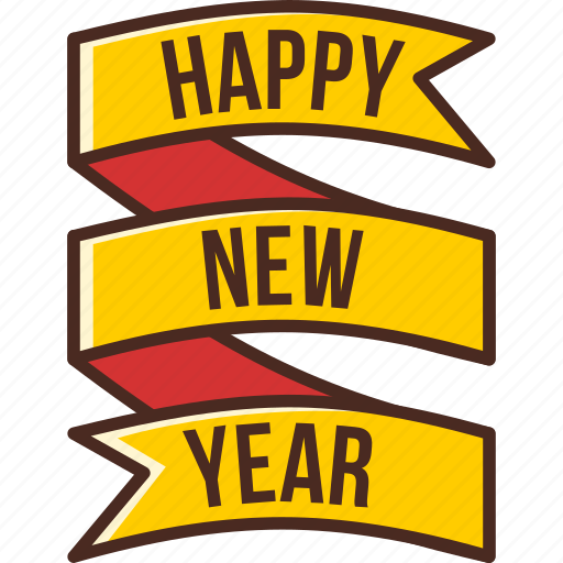 New, year, banner, party icon - Download on Iconfinder