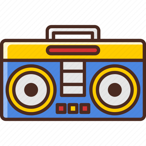 New, year, music boombox, party icon - Download on Iconfinder