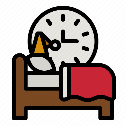 Bedtime, bed, time, early, clock icon - Download on Iconfinder