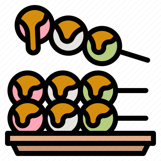 Dango, mochi, japanese, food, dessert icon - Download on Iconfinder